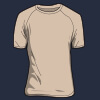 Couleur Sand t-shirt Gildan 5000