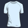 Couleur Light blue t-shirt Gildan 5000