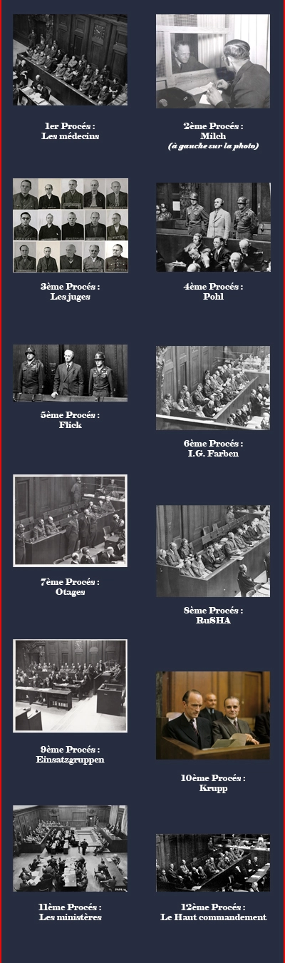 Les 12 procés de l'organisation nazie